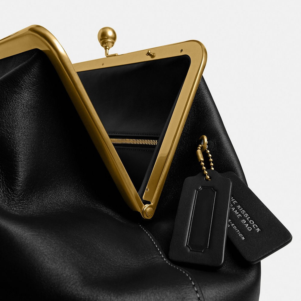 Large Kisslock Frame Bag